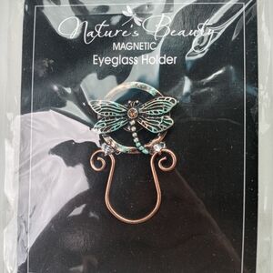 Blue and Brown Butterfly Glasses Holder